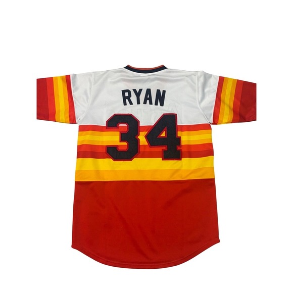 Vintage Nolan Ryan Houston Astros Jersey Majestic Cooperstown Collection - Picture 2 of 4